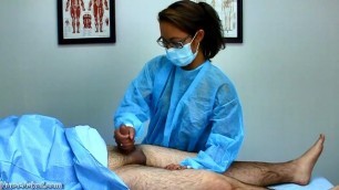 SURGICAL MASKED ASIAN DOCTOR HANDJOBS CHUBBY GUY