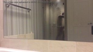 Hotel Shower head interracial asian teen black head nice bj blowjob handjob