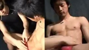 Crazy male in hottest blowjob, asian homosexual sex clip