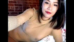Excited Asian Teen On Cam - Watch Part 2 At FilthyGeek&period;com
