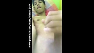 Asian Boy Tristan Jhay Masturbating on His Room Porn Videos