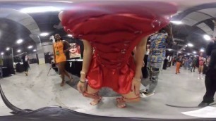 Busty Asian Stripper gives me body tour for EXXXotica NJ 2021 in 360 degree VR